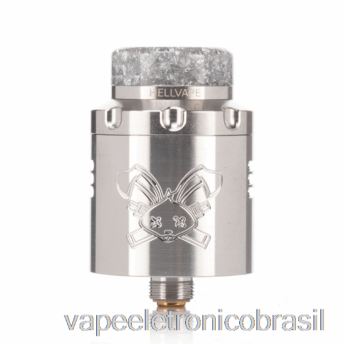 Vape Eletrônico Hellvape Coelho Morto V3 24mm Rda Aço Inoxidável